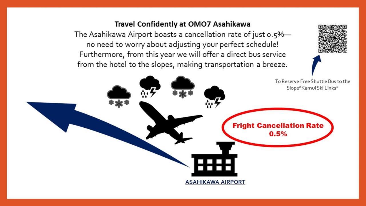 Omo7 Asahikawa By Hoshino Resorts Exteriör bild Asahikawa Airport advertisement